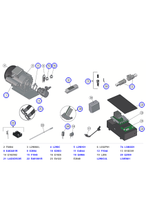 La Marzocco Strada AV Proportional Solenoid Board, Relays & 2-Group Rotary Pump