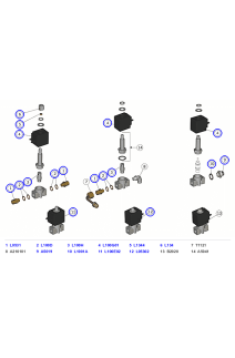 La Marzocco Strada AV 2-Way, 3-Way & Proportional Solenoid Valves, Coils & Plungers