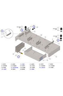 La Marzocco Strada EE Boiler Supports, Mounting Brackets & Drain Fittings – Earlier Diagram