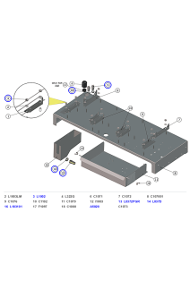 La Marzocco Strada EE Steam & Coffee Boiler Supports, Drain Fittings & Inlet Nipple