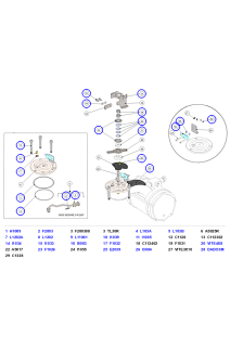La Marzocco Strada EE Electronic Paddle, Microswitch, Group Cap, Gicleur & Bushes – Earlier Diagram