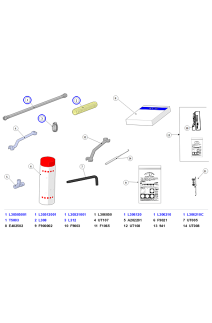 La Marzocco Strada EE Braided Inlet & Drain Hoses, Cleaning Products & Service Tools – Earlier Diagram