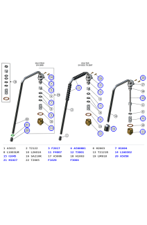 La Marzocco Strada EE Steam & Hot-Water Wands, Tips, Bushes, Seals & Springs