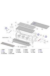 La Marzocco Strada EP Cup Warmer, Cup Tray Grate, Badges & Panel Hardware
