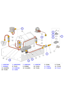 La Marzocco Strada EP Group Gear Pump, Flowmeter, Pressure Gauge & Autofill Pipework