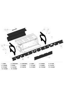La Marzocco Strada EP Flat Black Body Panels & Black Logo