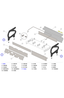 La Marzocco Strada MP Front, Rear & Upper Body Panels, Railings & Feet