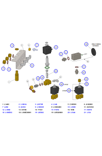 La Marzocco Strada MP Solenoid Valves, Coils & Hydraulic Fittings