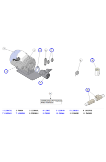 La Marzocco Strada S Rotary Pump, Motor, Capacitor, Check Valve & Wiring