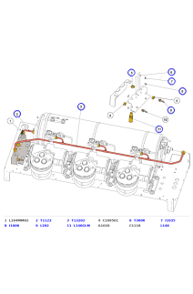 La Marzocco Strada S Expansion Valve, Steam-Boiler Drain & Drain-Box Fittings