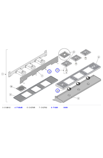 La Marzocco Strada S Scales Retrofit Kit, Drip Tray, Grids & Lower Front Panel