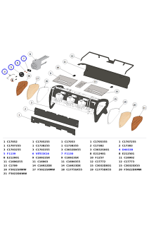 La Marzocco Strada X Front, Side & Rear Panels, Main Switch & Cup-Warmer Rails