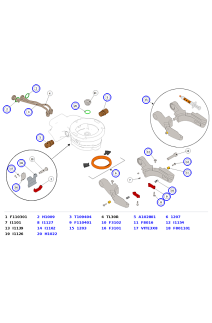 La Marzocco Strada X Straight-In Group Gasket, Internal Tube & O-Rings