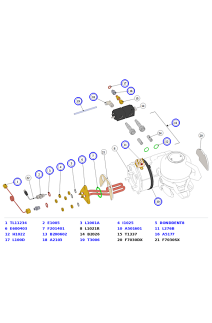 La Marzocco Strada X Coffee Boiler, Temperature Probe, Thermostat & Brew Solenoid