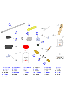 La Marzocco Strada X Water Inlet & Drain Hoses, Cleaning & Maintenance Accessories – Earlier Diagram