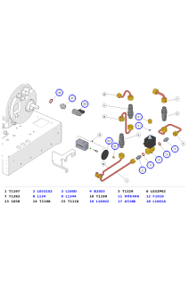La Marzocco Strada X Ball Valve, Solenoid Fittings, Plugs & Washers