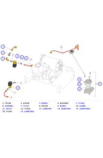 La Marzocco Strada X Flowmeters, Autofill & Steam Boiler Check-Valve Tubes