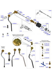 La Marzocco FB70 - Steam Arm Assembly