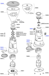 Macap - Hopper and main body parts