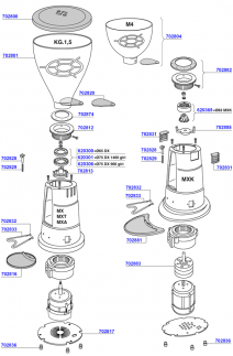 Macap - Hopper and main body parts