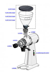 Mahlkonig EK43 - Hopper and Main Parts