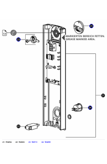 Mahlkönig E65 GbW Adjustment Lever And Rear Panel