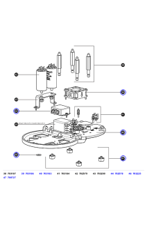 Mahlkönig E80S Base Plate, Fan And Capacitor
