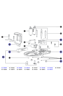Mahlkönig E80W GbS Base Plate, Fan And Load Cell