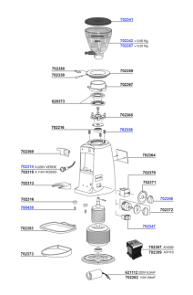 Mazzer - Mini main parts