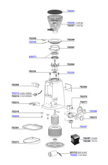 Mazzer - Mini main parts