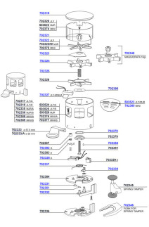 Mazzer - Manual dosage chamber parts