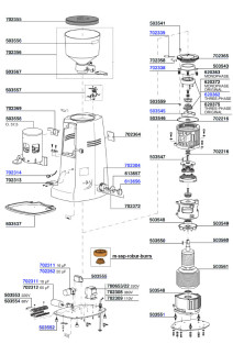 Mazzer - Manual Robur parts