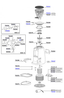 Mazzer Mini Electronic - Main Parts