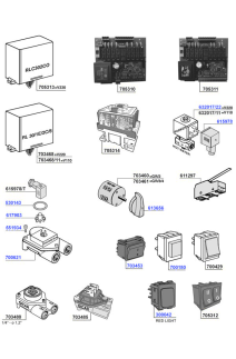 NS - Control boards, switches and electrical components