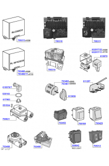 NS - Control boards, switches and electrical components