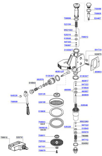 Pavoni - Group head e61 lever operated