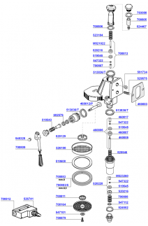 Pavoni - Group head e61 lever operated