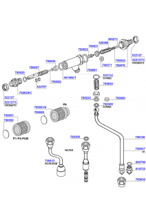 Pavoni - Steam and hot water valves