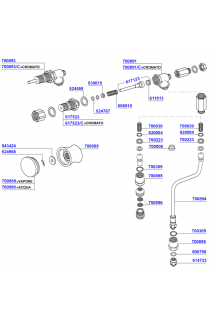 Pavoni - Steam and hot water valves