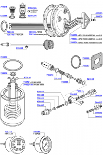 Rancilio - Elements, gauges and boiler components