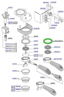 Rancilio Silvia Group Head 