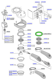 Rancilio Silvia Group Head 
