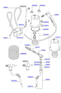 Rancilio Silvia M V5 Boiler, Pump and Steam Valves