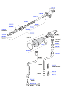 Rancilio - Steam and hot water valves