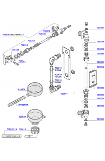 Rancilio - Water inlet, level and drain