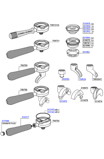 San Marino - Portafilters and filter baskets diagram