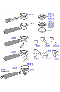 San Marino - Portafilters and filter baskets