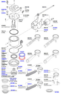San Remo - Cafe Racer Group Head & Portafilters