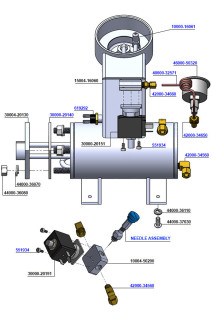 Slayer Espresso Brew Boiler, Heating Elements, Solenoid Valves & Pressure Gauges