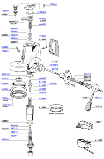 VBM - Group head e61 lever operated